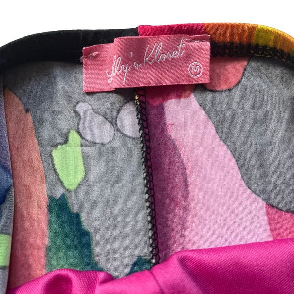 Lilly’s Kloset Tie Dye Strapless Bell Bottom Jumpsuit - Picture 13 of 15